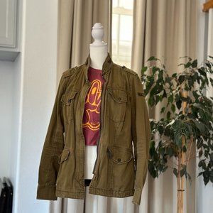 Abercrombie & Fitch Military Jacket SIZE: LARGE